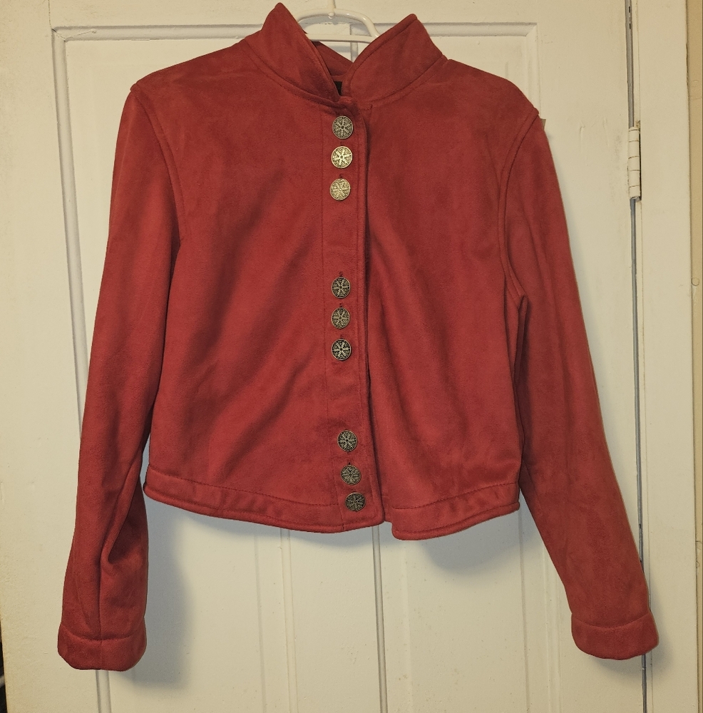 Vintage Country Clothing Cheyenne Collection Suede Jaceket like new XL Red